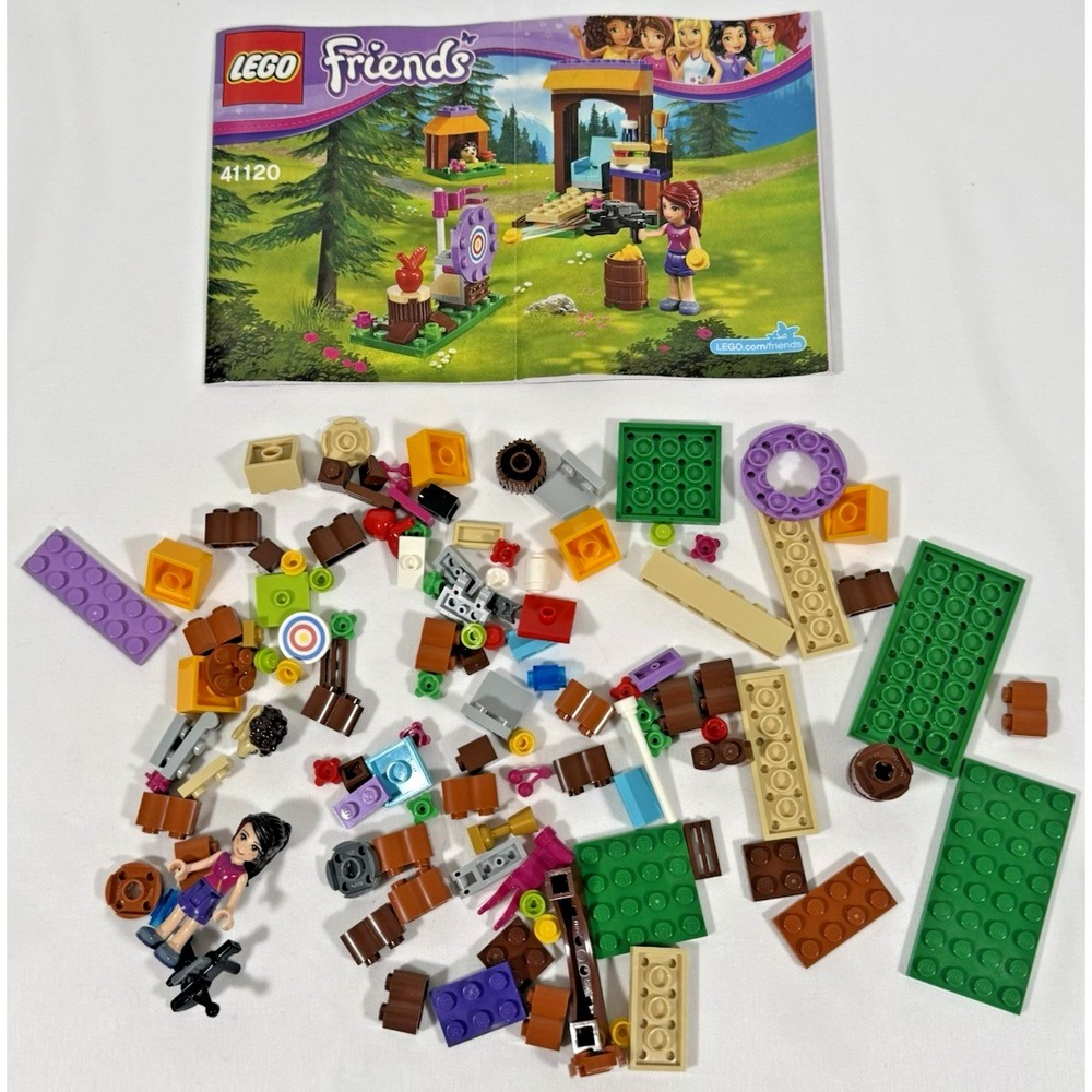 LEGO Friends Archery Range Set 41120 Multi Mia Minifigure Target Hedgehog